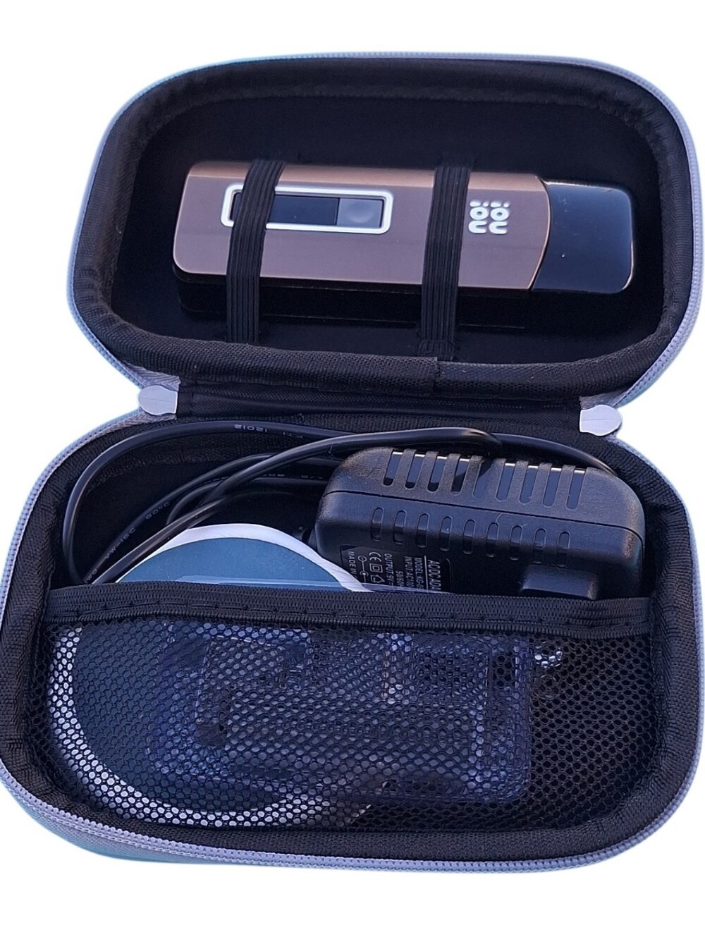 no!no! Cordless Epilator Hair Removal Device with Charger, Case & Accessories